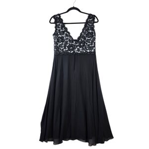 Tadashi Shoji collection Silk embellished Dress